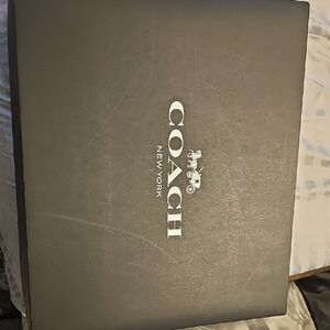 Coach Black Box with White Logo 18x15x9